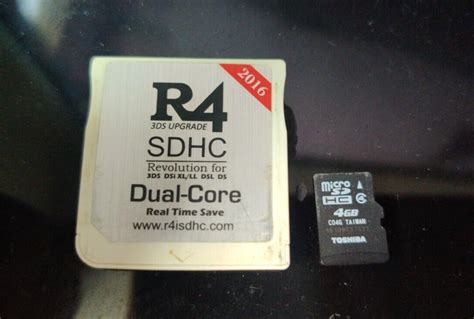 R4 Dual Core 2016 Nintendo Ds Flash Cart 4gb Card W Games Ebay