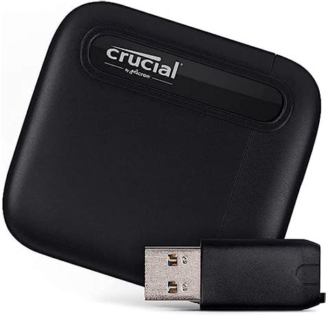 Amazon Crucial X Tb Portable Ssd With Usb A Adapter Up To