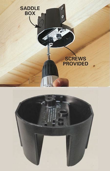 Ceiling fan junction box - Light and aerate your house at no extra cost ...