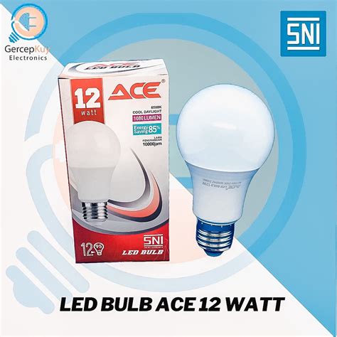 Jual Lampu LED Bulb ACE 12 Watt KUNING E27 Shopee Indonesia