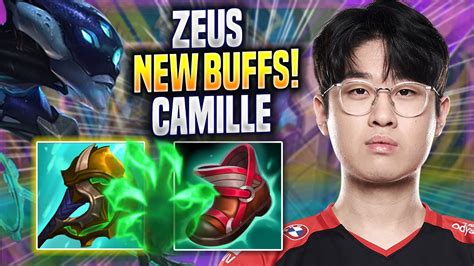 ZEUS IS READY TO PLAY CAMILLE WITH NEW BUFFS T1 Zeus Plays Camille