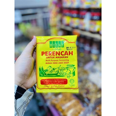 Perencah Masakan Hilal 90 Gram Shopee Malaysia