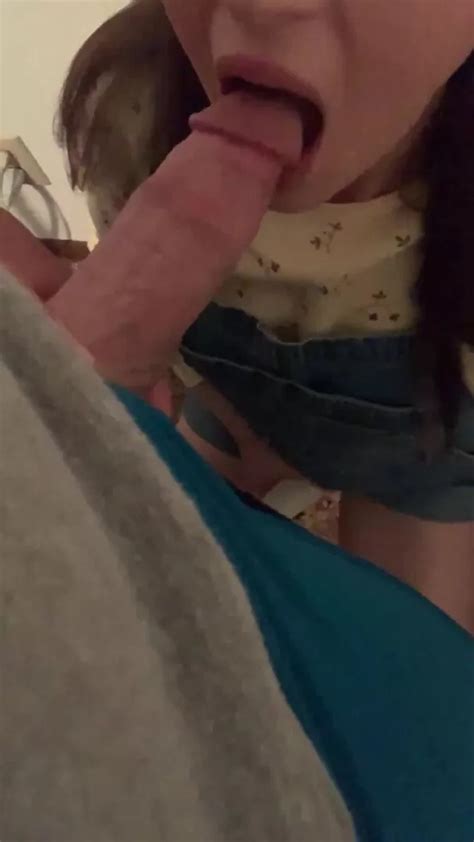 I Suck His Cock While Using The Hitachi On My Pussy