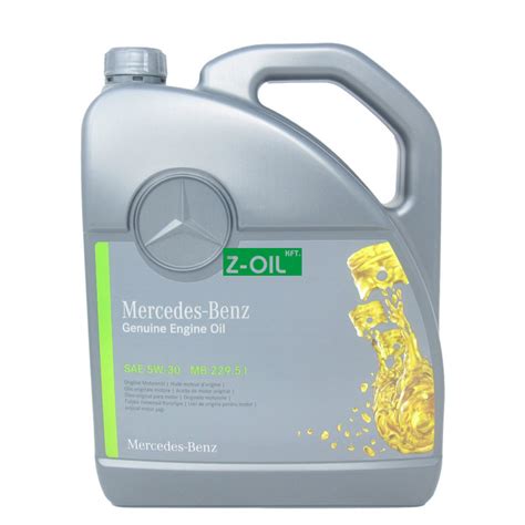 MERCEDES BENZ GENUINE ENGINE OIL SAE 5W30 MB 229 51 5L