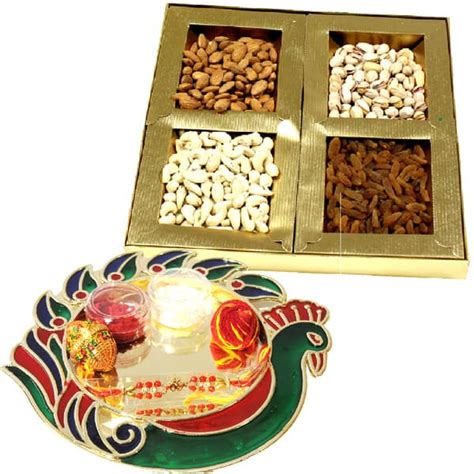 Buy Send Rakhi With Dry Fruits Online Floraindia