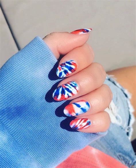 Tie Dye Nails Are The New Nail Trend For Summer And Instagram Is