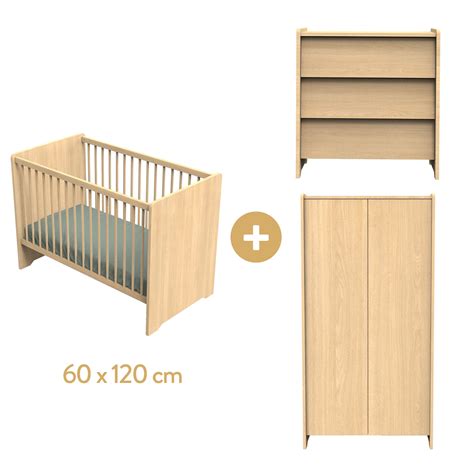 Chambre Cannelle Lit 60x120 Commode Armoire De Sauthon Baby S