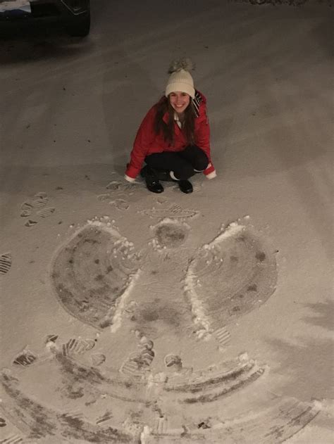 snow angel! | Snow angels, Snow, Angel