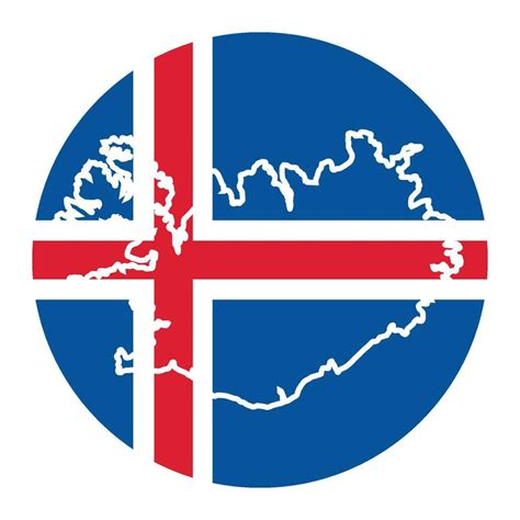 iceland flag logo vector 26740777 Vector Art at Vecteezy