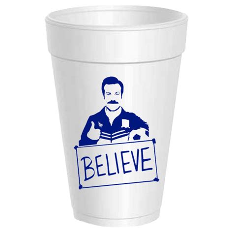 Ted Lasso Believe 25 Pack Sassy Cups Llc