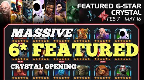 Massive K Star Shard Opening New Featured Stars Mcoc