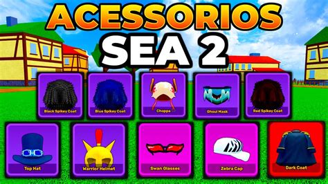 COMO PEGAR TODOS OS ACESSORIOS DO SEA 2 Blox Fruits YouTube