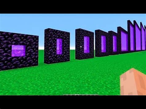 How To Make The Biggest Nether Portal In Minecraft YouTube