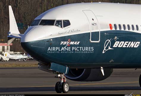 N8701q Boeing Company Boeing 737 8 Max At Seattle Boeing Field