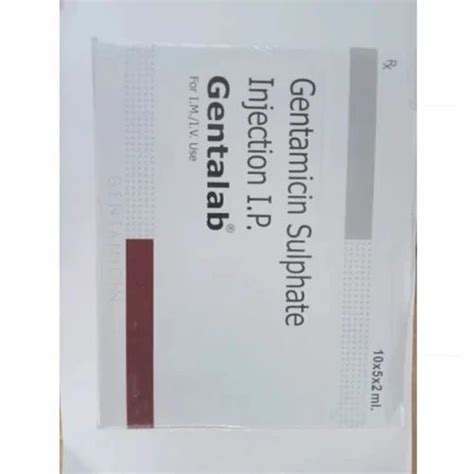 Gentalab Gentamicin Sulphate Injection Ip Mg At Rs Vial In Nagpur