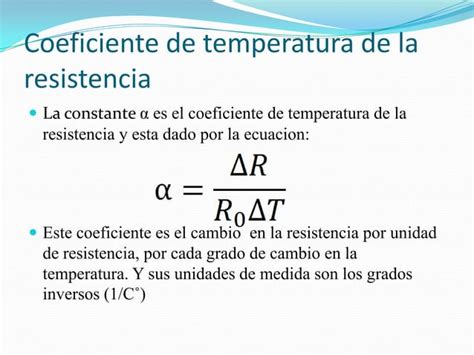 Resistencia Y Resistividad Ppt