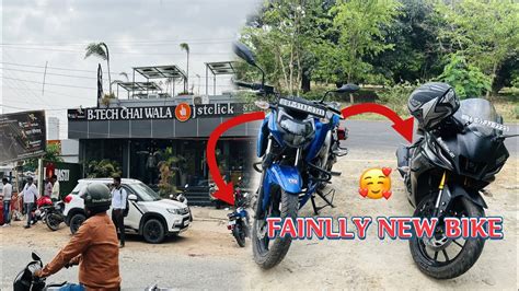 Finally New Bike Yamaha R15 Visit B Tech Chaiwala 🥰 Youtube