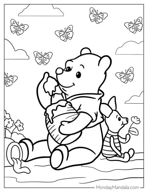 40 Winnie The Pooh Coloring Pages Free Pdf Printables