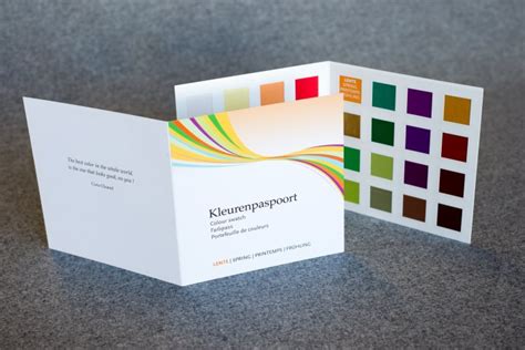 Kleurkaarten voor kleding | Colorcards | Presentatie Materialen ...