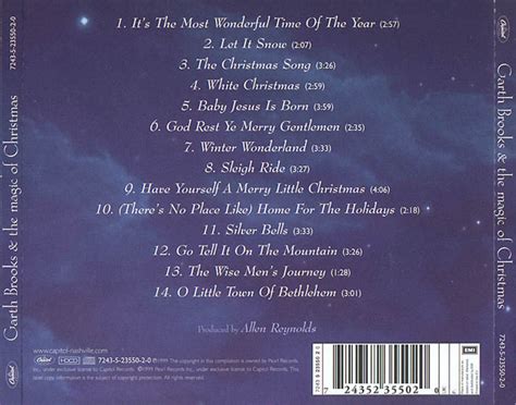 Car Tula Trasera De Garth Brooks The Magic Of Christmas Portada