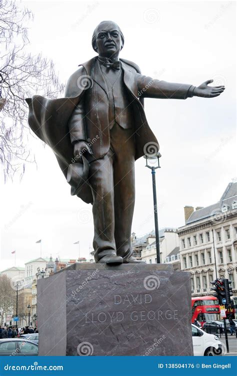 Statue Of David Lloyd George In London Editorial Photo Image Of