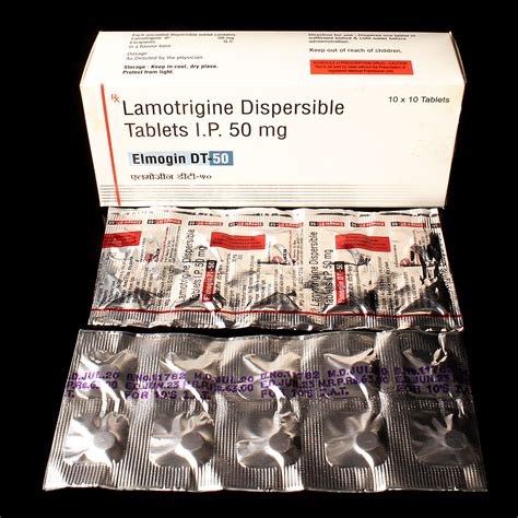 Elmogin Dt Lamotrigine Dispersible Tablets Prescription Treatment Epilepsy At Rs 100stripe