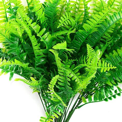 Artifical Flower Realistic Synthetic Persian Fern Fern 2024 New Faux Persian Fern Ferns Outdoor