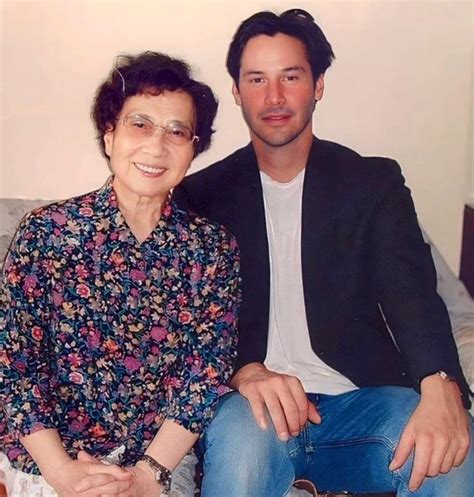 Keanu Reeves and his grandmother. He is the son of a Chinese-Hawaiian ...