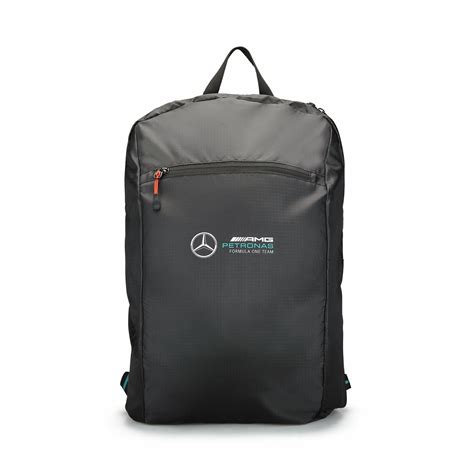 Mercedes Benz Amg Petronas F1 Packable Backpack Black In 2022