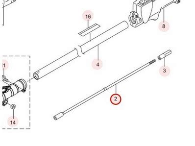 Arbre de transmission pour débroussailleuse Maruyama 237321 MC4321BK