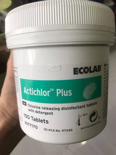 Ecolab Actichlor Plus 消毒丸 150粒 美容個人護理 健康及美容 消毒 Carousell