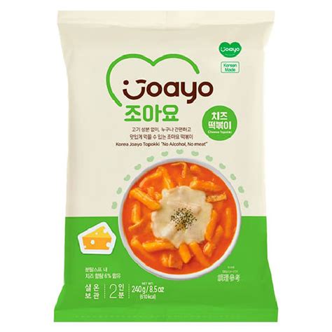 Токпокки (рисовые клецки) с сырным соусом Joayo Cheese Topokki, 240 гр ...