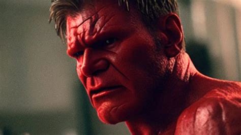 Imagem Revela O Visual De Harrison Ford Como O Hulk Vermelho