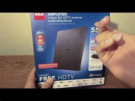 Rca Amplified Indoor Flat Hdtv Antenna Test Review By Skywind