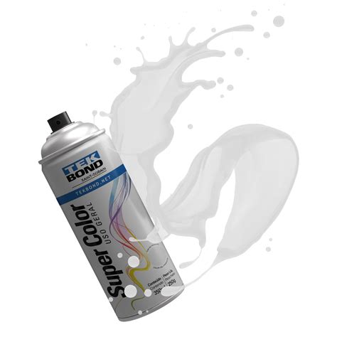 Caixa Tinta Spray Aerosol Branco Fosco Tekbond Ml G Und