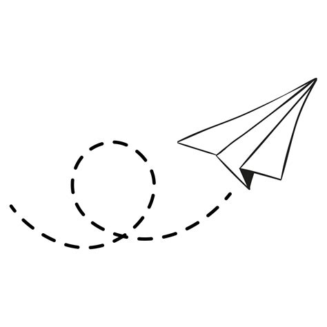 Airplane Paper plane - dotted line png download - 1000*1000 - Free ...