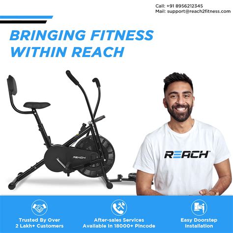 Reach AB-110 BST Air Bike Exercise Cycle with Moving or Stationary