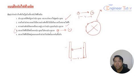 คอร์สตะลุยโจทย์ Pat2 วิชาฟิสิกส์ วิชาฟิสิกส์เรื่องไฟฟ้าสถิต Engineer Tutor