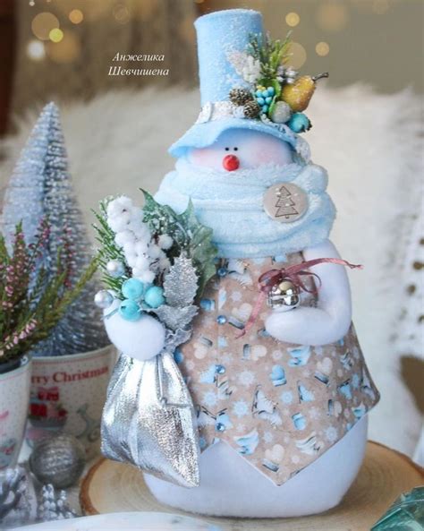 Pin by Irina Larina on снеговик Snowman christmas decorations