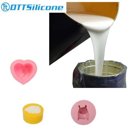 RTV 2 Raw Material Silicone Rubber For Various Sizes Silicone Mold