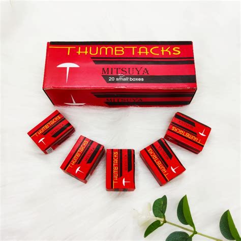 🇲🇾harga Borang🇲🇾20 Small Boxbox S206 Long Thumb Tack Paku Tekan