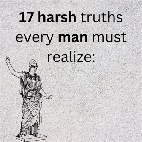 Masculine Revival On Twitter 17 Harsh Truths Every Man Must Realize