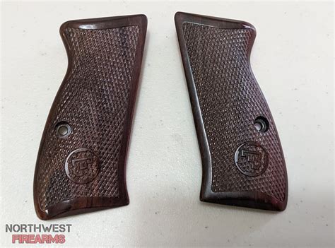 Oem Cz 75 Compactp 01 Chocobolo Full Checkered Grips Northwest Firearms