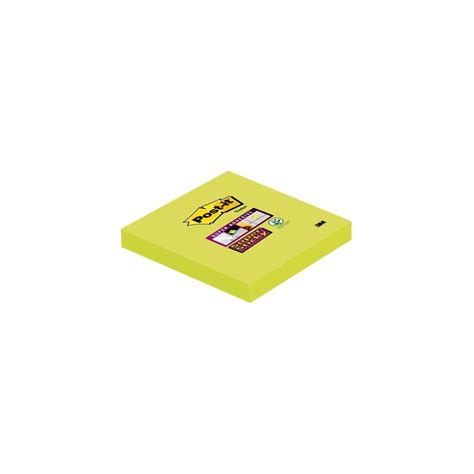 Post It Bloc Notes Super Sticky Vert Olive X Mm Pas Cher