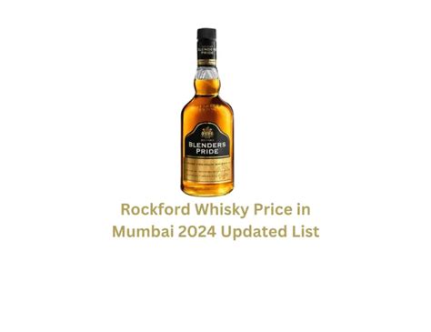 Rockford Whisky Price In Mumbai Today December