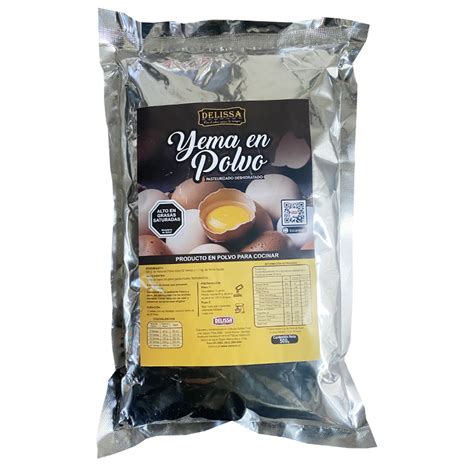 Yema En Polvo Deshidratada Pasteurizada 500g Delissa Agro Newen