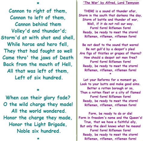 Tennyson And The Charge Of The Light Brigade Poetry Analysis Hubpages