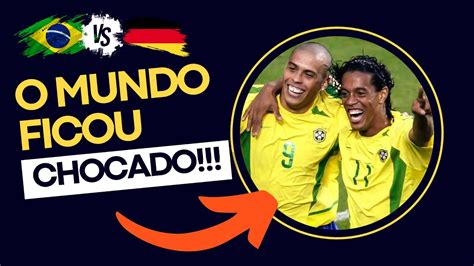 RONALDO E RONALDINHO CHOCARAM O MUNDO Brazil X Germany Brasil X