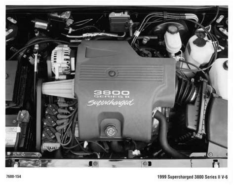 1999 Buick Supercharged 3800 Series Ii V 6 Engine Press Photo 0265