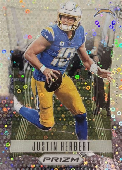 Justin Herbert 2022 Prizm Prizm Flashback No Huddle Pf 3 Price Guide